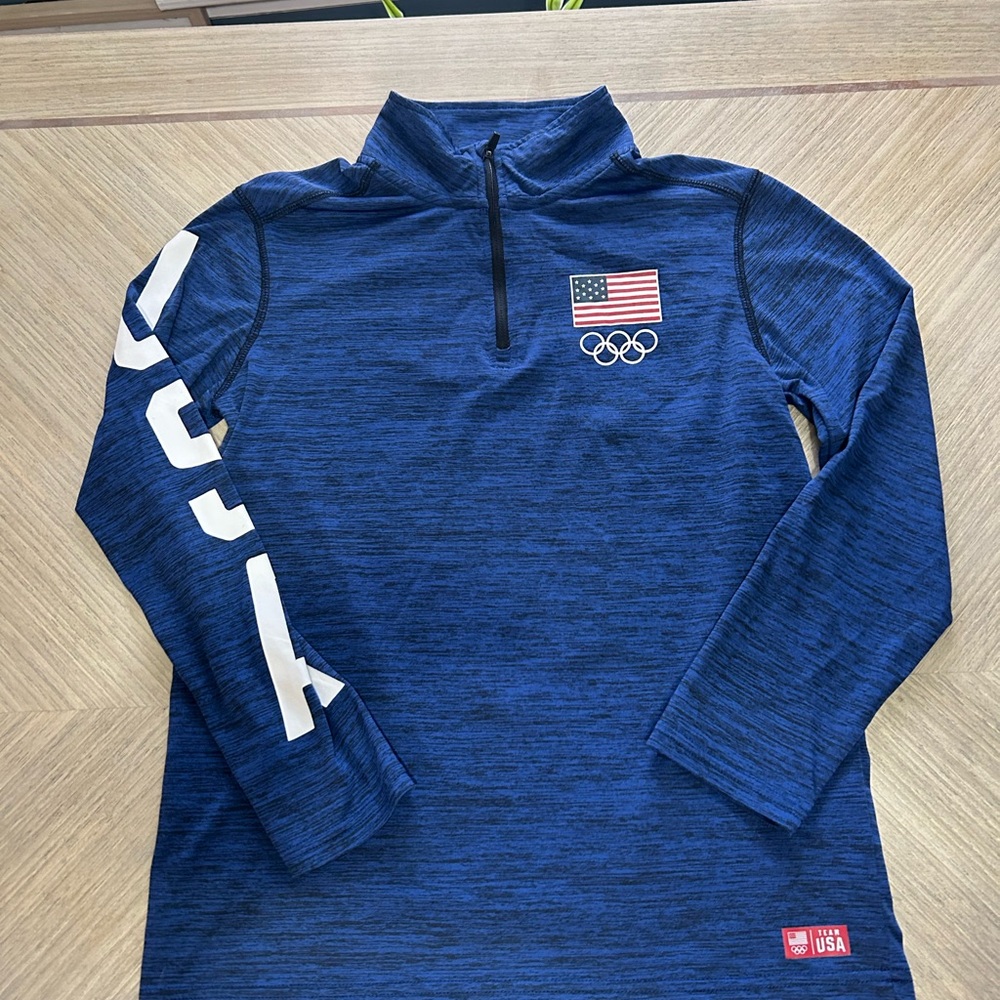 Team USA Blue Quarter-Zip Pullover